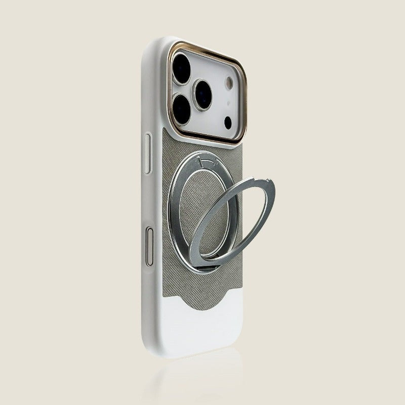 Simple Stand Skin-Feel Phone Case For iPhone