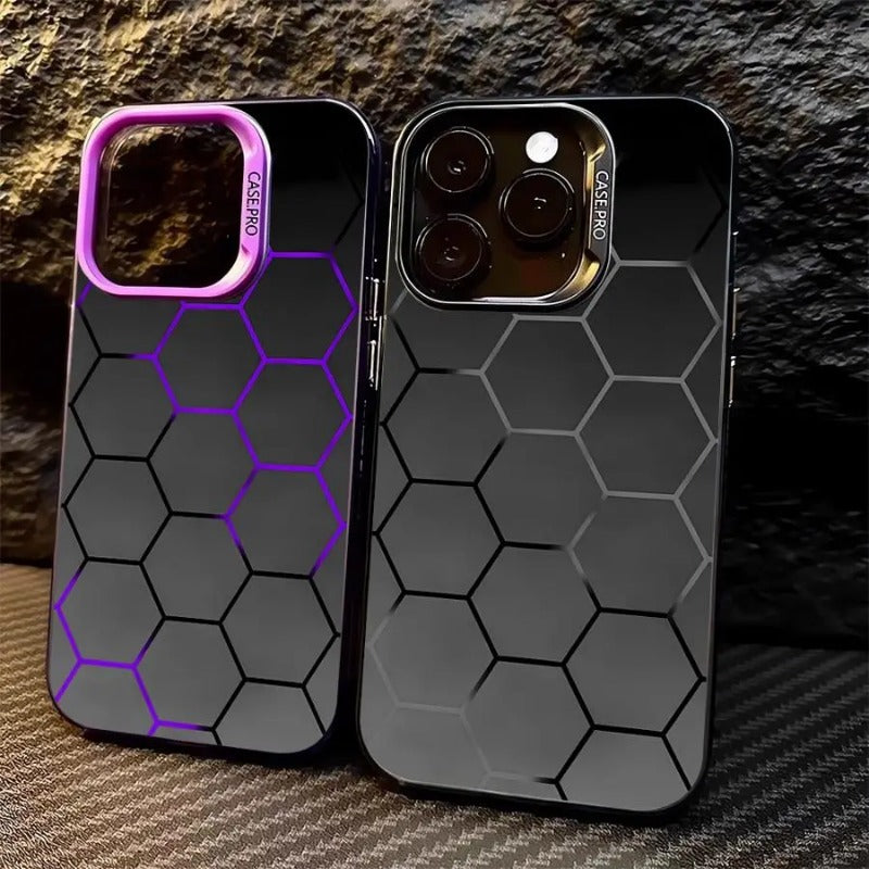 Honeycomb Design Phone Case For iPhone