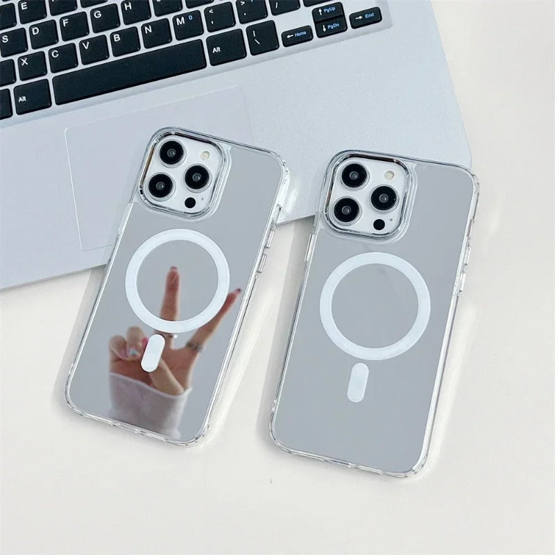 Make up Mirror Magnetic Case For iPhone