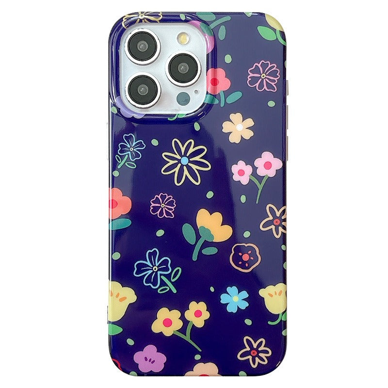 Blurred Flower Phone Case For iPhone