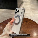 Ultra-thin Transparent Magnetic Phone Case for iPhone