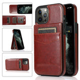 Leather Card Holder Phone Case For iPhone