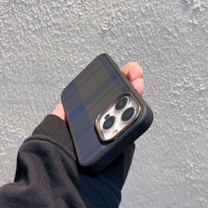 Plaid Stripe Phone Case For iPhone