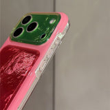 Foil-textured Phone Case For iPhone