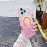 2 in 1 Anti-fall Magnetic Mobile Phone Case For iPhone