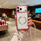 Transparent Magnetic Phone Case For iPhone