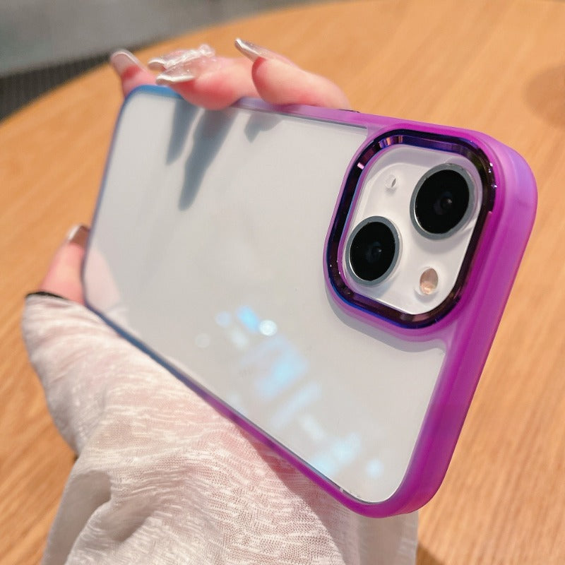 Gradient Acrylic Drop-proof Phone Case For iPhone