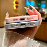 Fabric Textured Shockproof Phone Case For iPhone