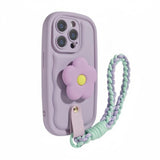 Air Cushion Soap Flower Stand Phone Case For iPhone