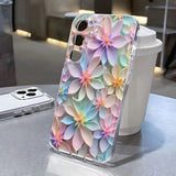 Transparent Flower Phone Case For Samsung