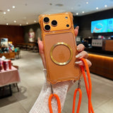 Transparent Magnetic Phone Case For iPhone