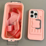 Storage Box Anti-fall Phone Case For iPhone