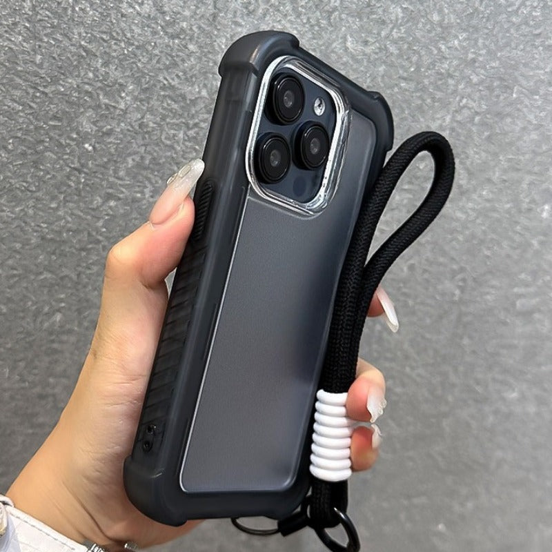 Transparent Frosted Drop-proof Phone Case For iPhone