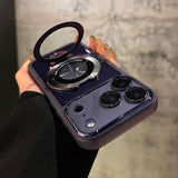 Invisible Magnetic Bracket Ultra-thin Soft Phone Case for iPhone