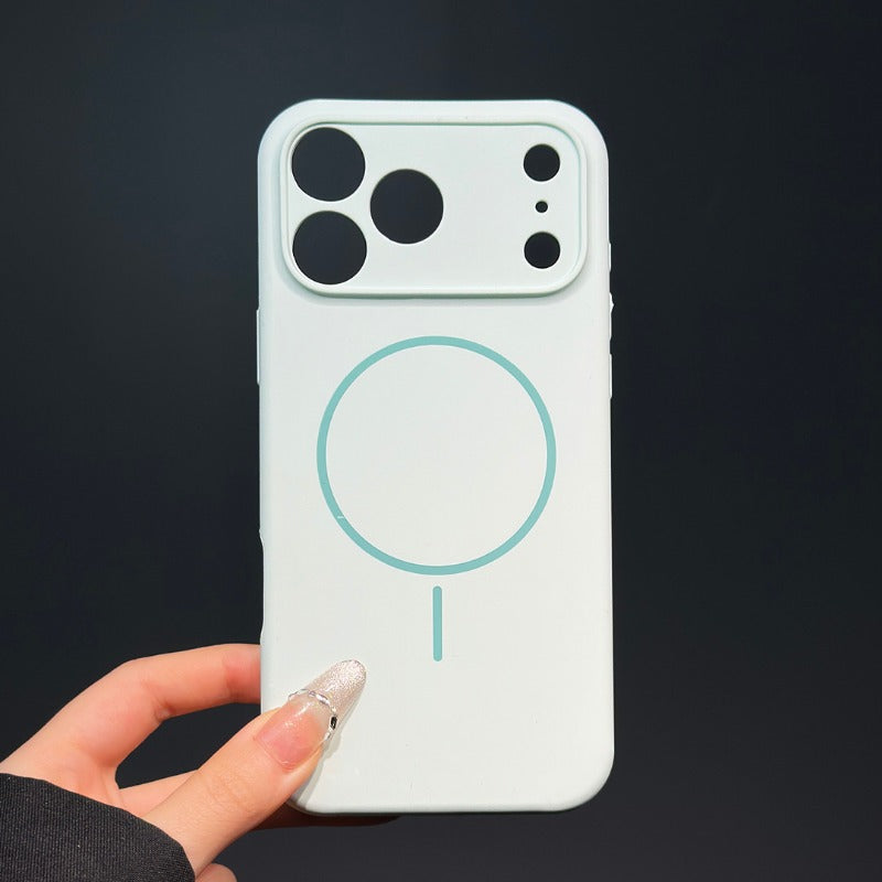 Liquid Silicone Magnetic Phone Case For iPhone