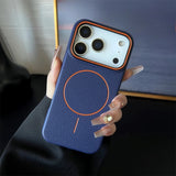 Frosted Hit Color Magnetic Soft TPU Phone Case For iPhone