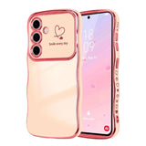 Wave Heart Shape Soft Case For Samsung