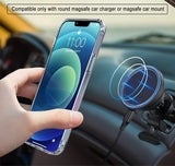 Stand Clear Magnetic Phone Case with Kickstand Transparent Holder  for iPhone