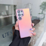 Laser Gradient Matte Shockproof Case for Samsung