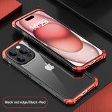 Shockproof Aluminum Metal Frame Phone Case For iPhone