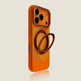 Simple Stand Skin-Feel Phone Case For iPhone