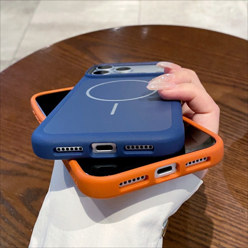 Soft-edged, Drop-resistant, Simple Phone Case For iPhone