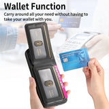 Wallet with Card Holder Phone Case For Samsung