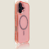 Glitter Magnetic Ring Phone Case For iPhone