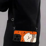 Dog-shaped Lanyard Phone Case For iPhone