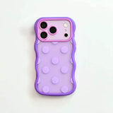 Colorful Polka Dot and Wave Graffiti Phone Case For iPhone
