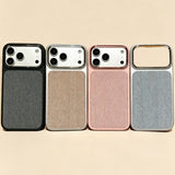 Fabric Textured Shockproof Phone Case For iPhone