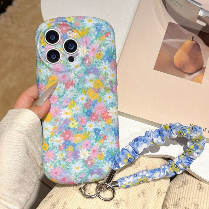 Colorful Flower Phone Case For iPhone