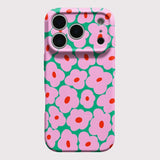 Flower Hard PC Bumper Cover Coque Phone Case For iPhone