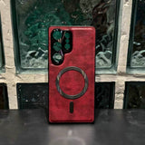 Fine Hole Magnetic Phone Case For Samsung