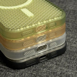 Hollow Heat Dissipation Magnetic Phone Case For iPhone
