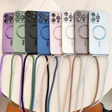 Crossbody Lanyard Magnetic Case For iPhone