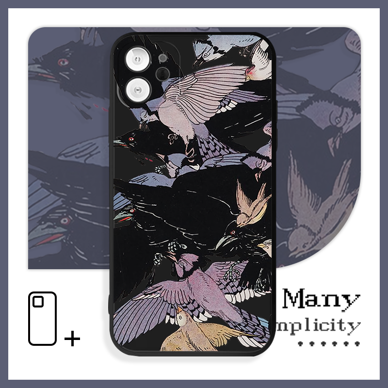 Art Drawing Bird Case For iPhone