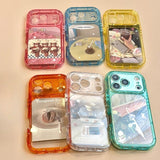 Transparent Candy-Colored Phone Case For iPhone
