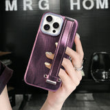 Wristband Metal Ring Lens Phone Case For iPhone