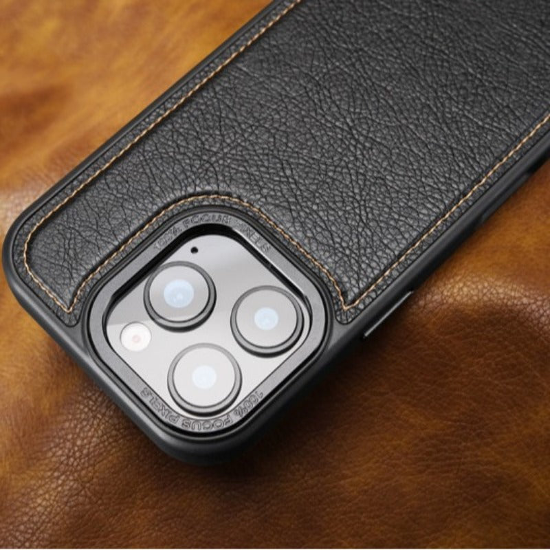 Metal Lens Magnetic Phone Case For iPhone