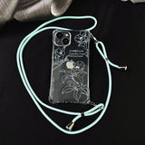 Line Flower Phone Case For iPhone