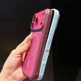 Color-blocking Magnetic Shockproof Phone Case For iPhone