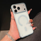 Ultra Thin Frameless Phone Case For iPhone Magnetic Matte Protection Cover