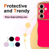 Wave Heart Shape Soft Case For Samsung
