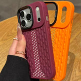 Hollow-out Heat Dissipation Phone Case For iPhone