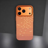 Frosted Carbon Fiber Texture Magnetic Case For iPhone