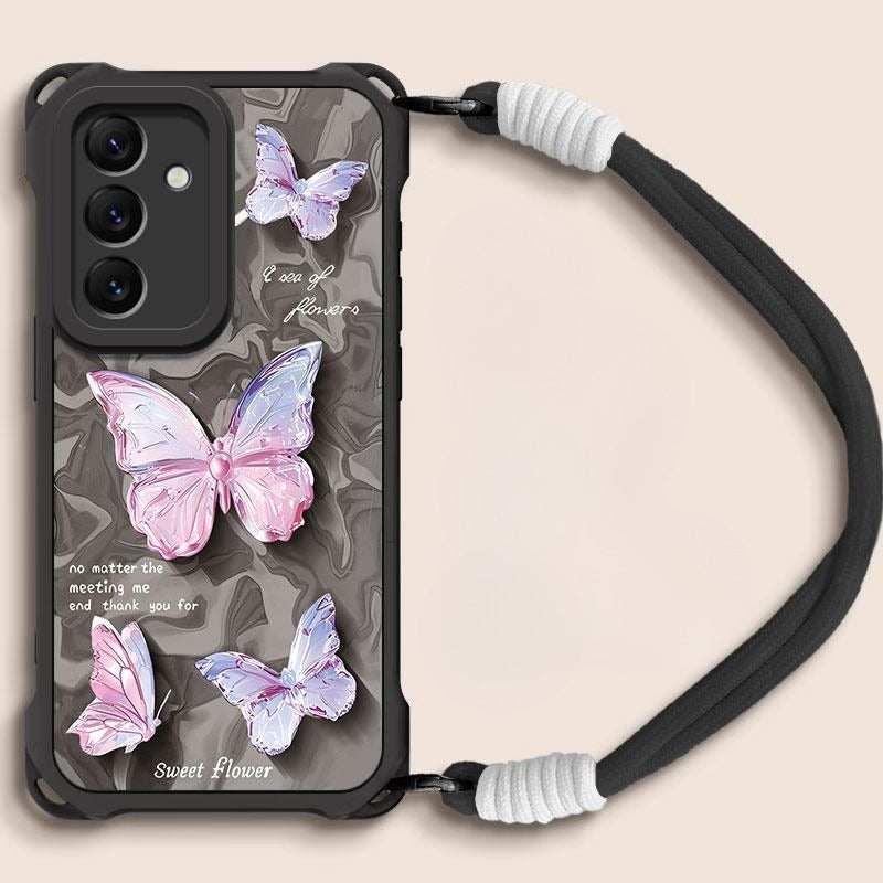 Corrugated Butterfly Phone Case For Samsung