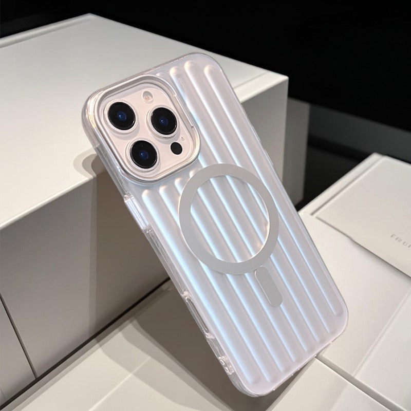 Corrugated Magnetic Phone Case For iPhone