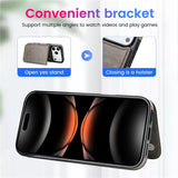 Embossed Card Holder with Stand Flip Phone Case For iPhone