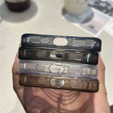 Transparent Acrylic Simple Magnetic Phone Case For iPhone